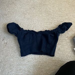 Aritzia navy blue top♥️